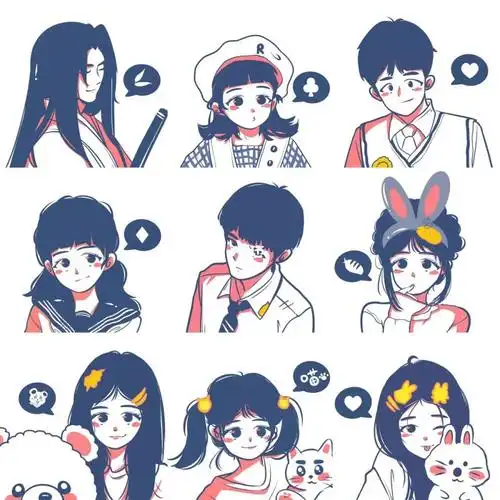 925可爱多人头像来啦