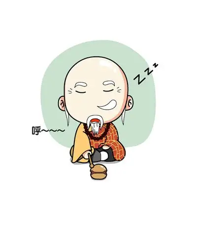 微信表情佛系不萌和尚