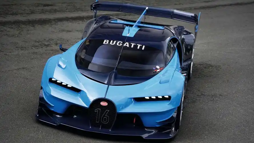 时尚跑车布加迪bugatti vision高清桌面壁纸