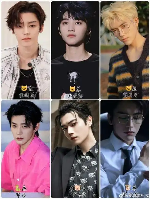 成 91系杨洋 97系邓为  三星堆系郑云龙 汪卓成等……狗系太多了