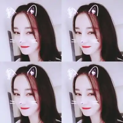 迪丽热巴头像黑白