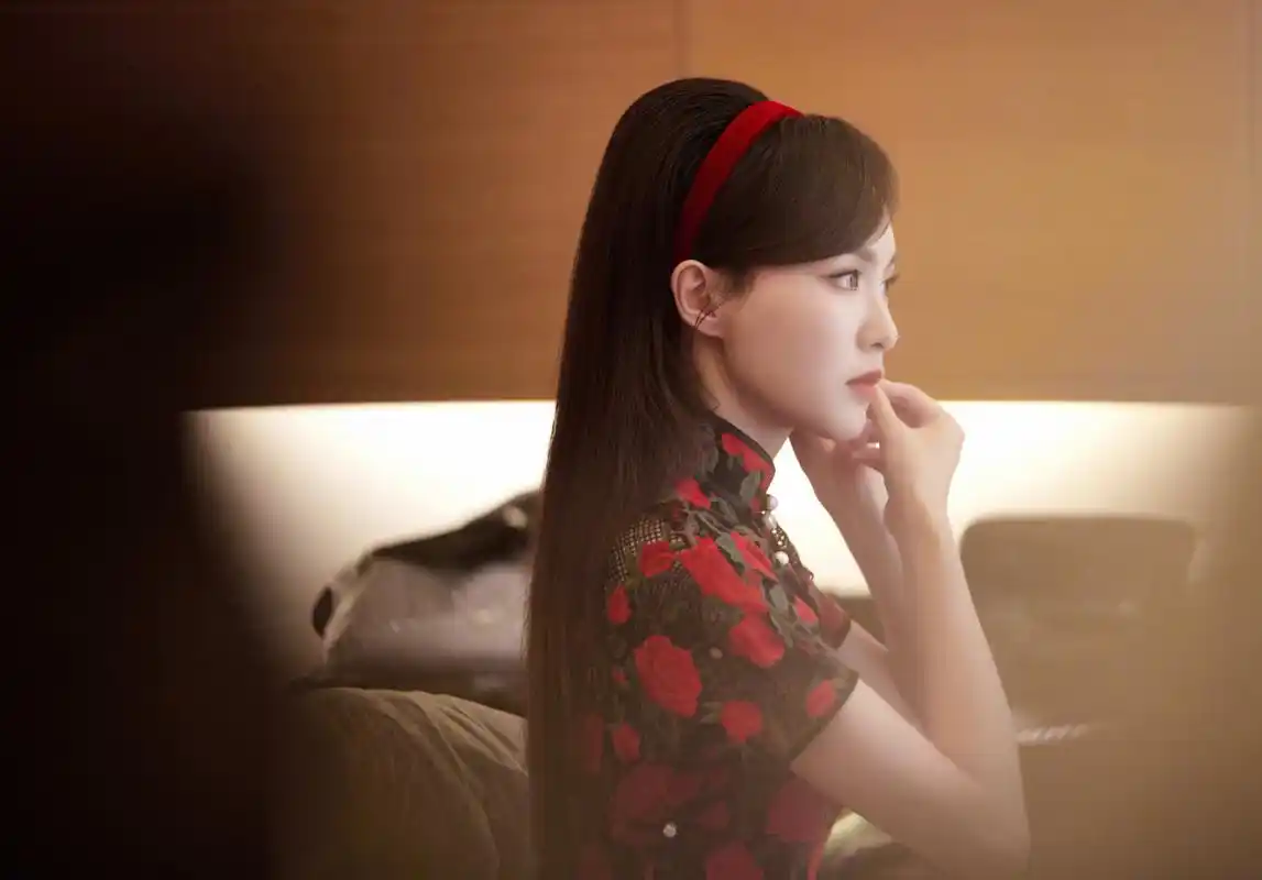 唐嫣旗袍穿搭,优雅明艳的糖糖