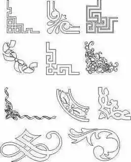 100种边框简笔画步骤图古风