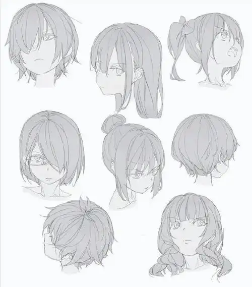 动漫人物发型怎么画?美感与性格的集中体现,看似简单却不简单