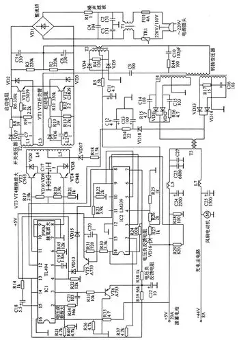 电动自行车充电器电路原理图60v60v电动自行车充电器电路图