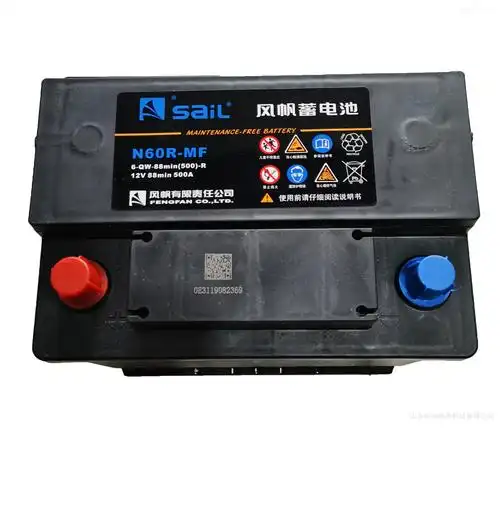 风帆蓄电池n60
