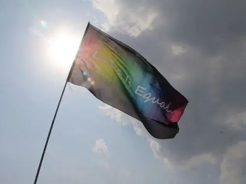 实拍台湾同性恋大游行 13万人参加争同志权益|游行|同志|彩虹_新浪