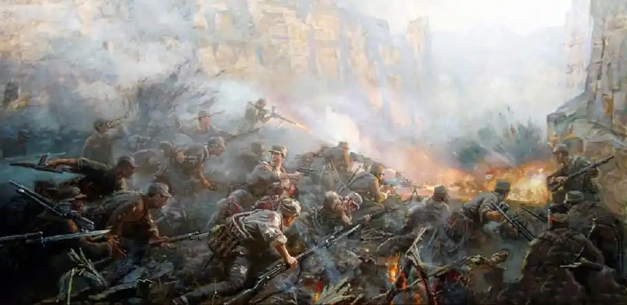 引用【转载】军旅画家李明峰油画作品欣赏 - 大漠孤烟的日志 - 网易