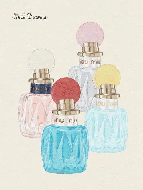 miumiu香水一代到四代ipad手绘