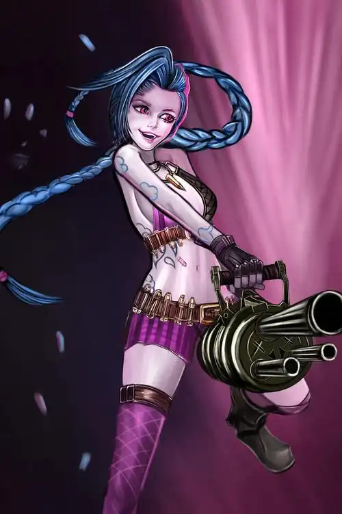 金克丝同人|插画|游戏原画|原画爱好者 - 原创作品 - 站酷 (zcool)