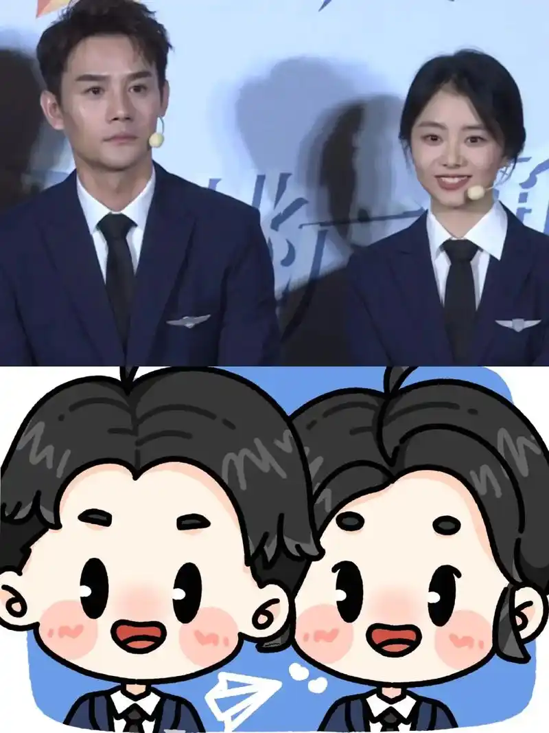 ipad绘画向风而行王凯谭松韵可爱头像