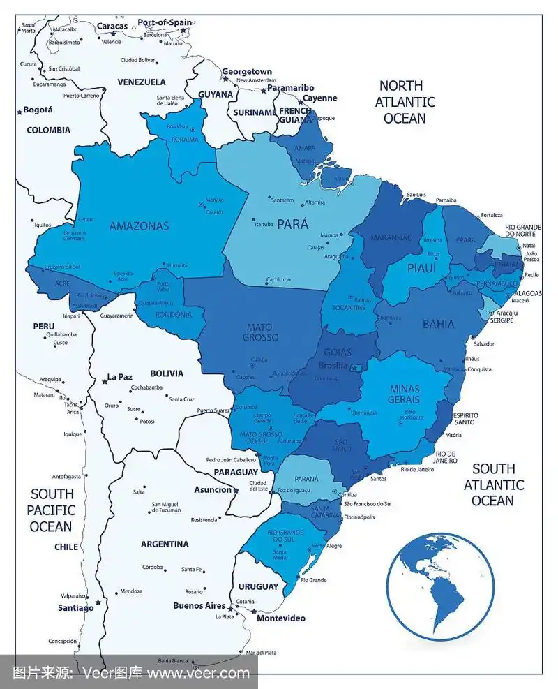 巴西行政区划蓝图