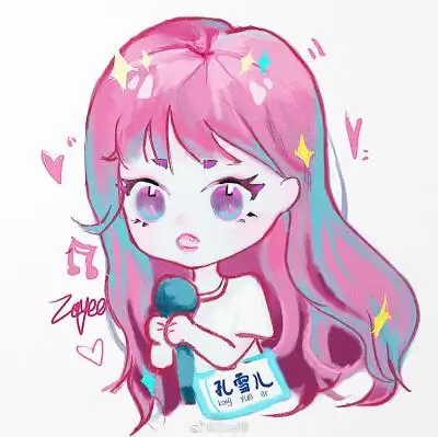 the9成员手绘头像/拿图点赞收藏关注一下鸭