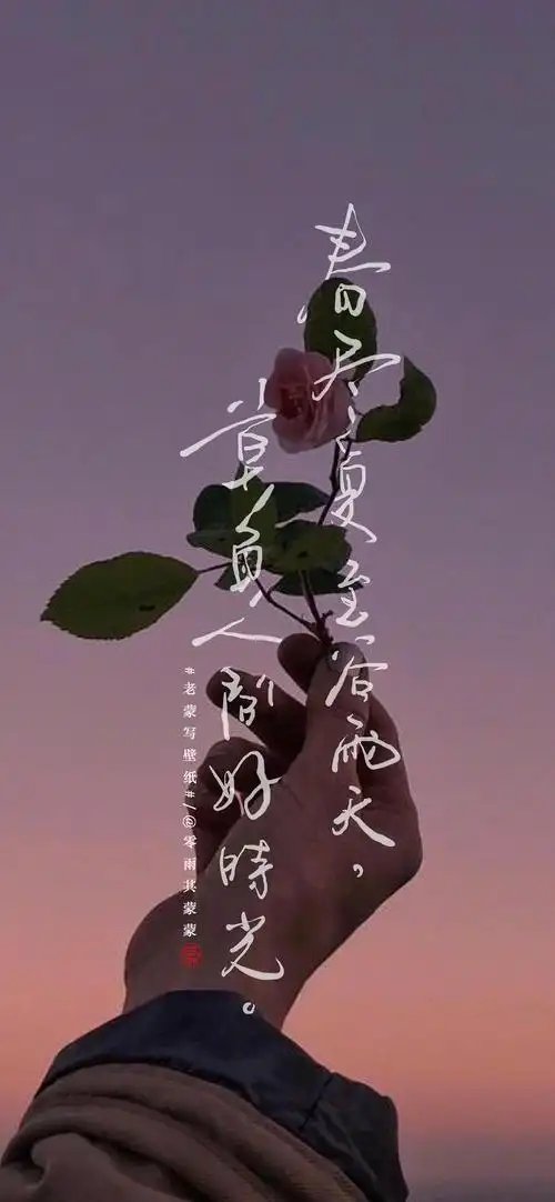 数位板手写小字 壁纸|平面|字体/字形|零雨其蒙蒙_原创作品-站酷zcool