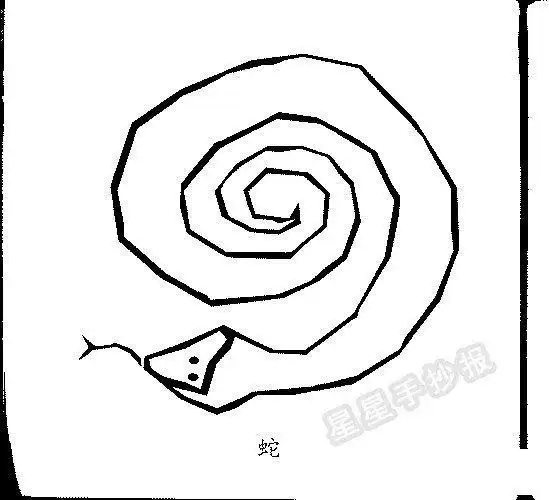 蛇简笔画图片教程蛇简笔画图片教程小蛇冬眠简笔画儿童蛇的简笔画怎么