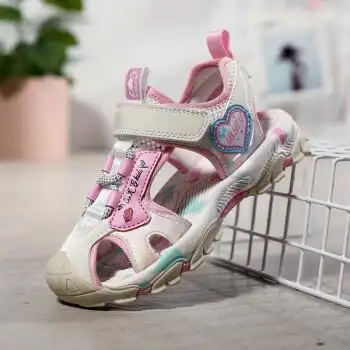 特帅龙儿童凉鞋小孩沙滩鞋2022女童新款防滑鞋夏季韩版包头小孩子鞋