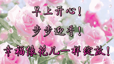 春季新版早上好问候语暖心句子早安祝福动态图片表情包