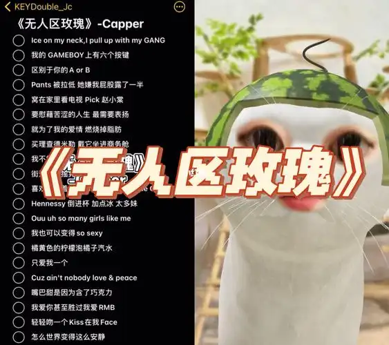 这种歌词哪敢发出来哇#中文说唱  #无人区玫瑰  #capper  #capper
