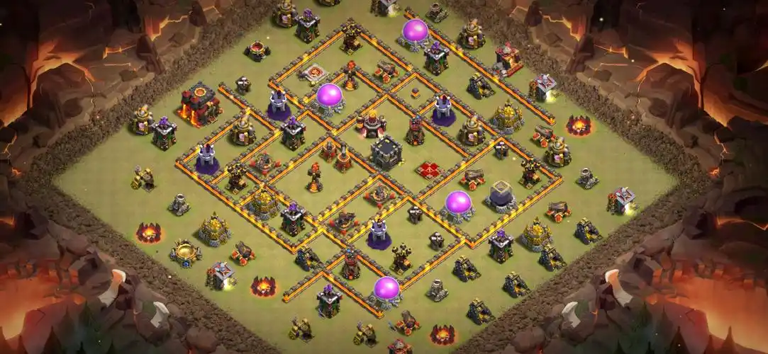 部落冲突十本部落战阵型分享