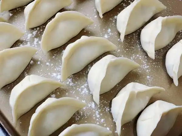 大白菜猪肉馅水饺的步骤