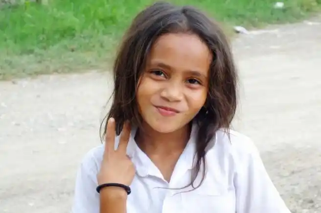 东帝汶的老人与儿童