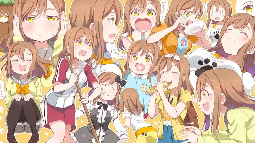 lovelive萌系治愈动漫美女桌面壁纸