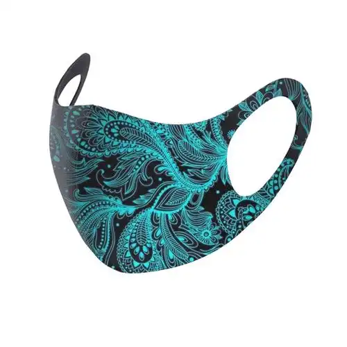 定制徽标耳环设计师主题时尚透气可重复使用的个人派对布面罩