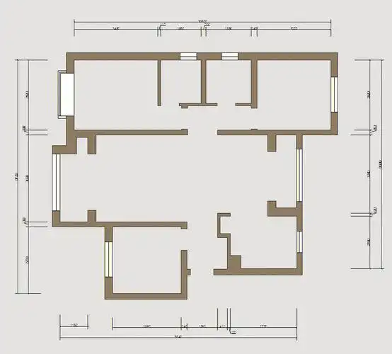 户型不错,卧室的面积相对偏小.