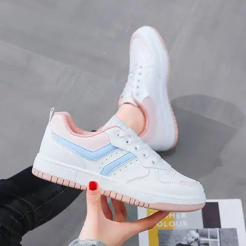 春季新品 小白鞋女春季运动板鞋百搭街拍鞋学生平底休闲 白色 40