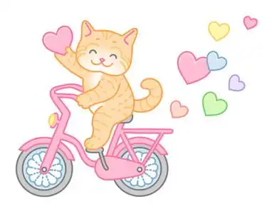 可爱的人物卡通风格孤立的白色背景照片