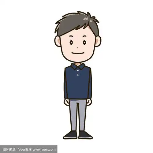 一个站立的男人的插图