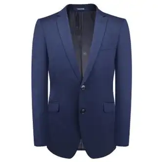 藏蓝色西装商务休闲外套yotx21官方旗舰店深蓝色标准版两粒扣后中开衩