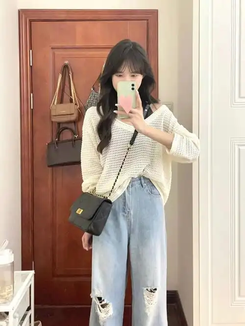 夏日多巴胺穿搭一整套微胖显瘦茶系活泼减龄时尚休闲三件套装女装