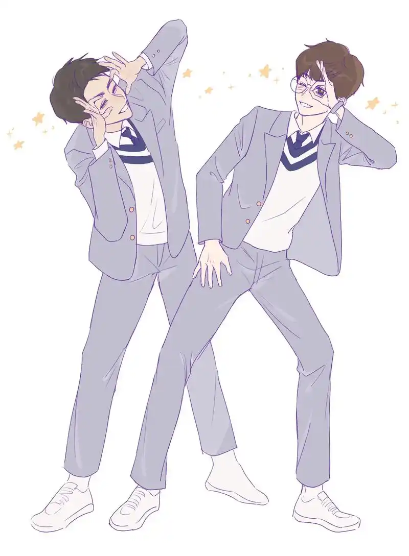 procreate绘画 #双北cp #撒何 - 抖音