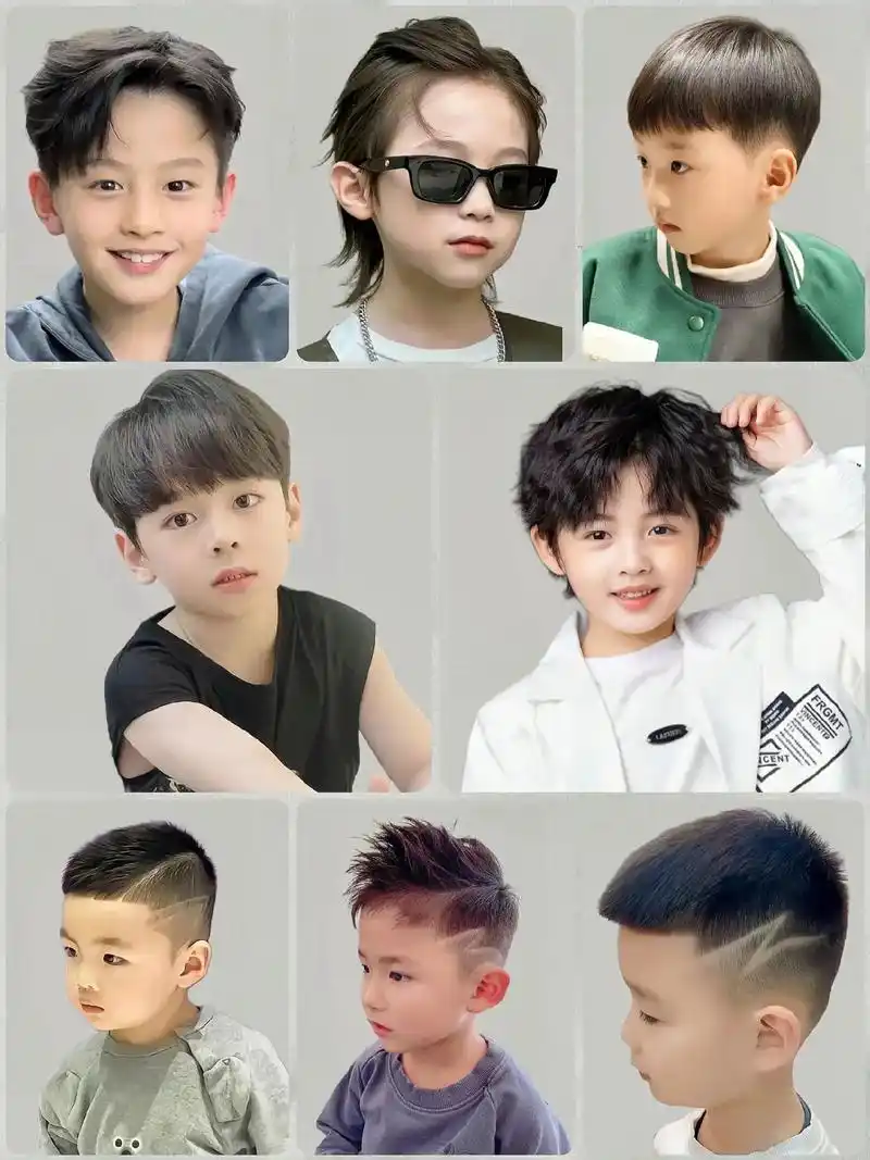 给大家整理了8款男孩子的帅气发型.