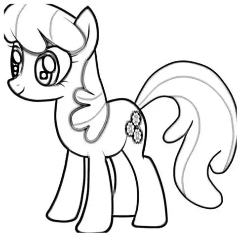 小马宝莉简笔画公主月亮紫悦 简笔画图片大全-蒲城教育文学网