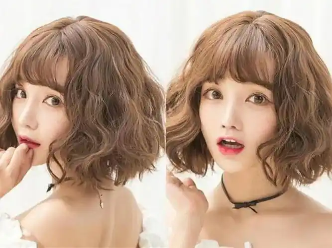 适合娃娃脸的烫发