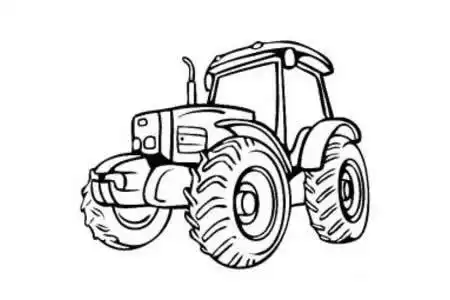 拖拉机图片 拖拉机简笔画图片