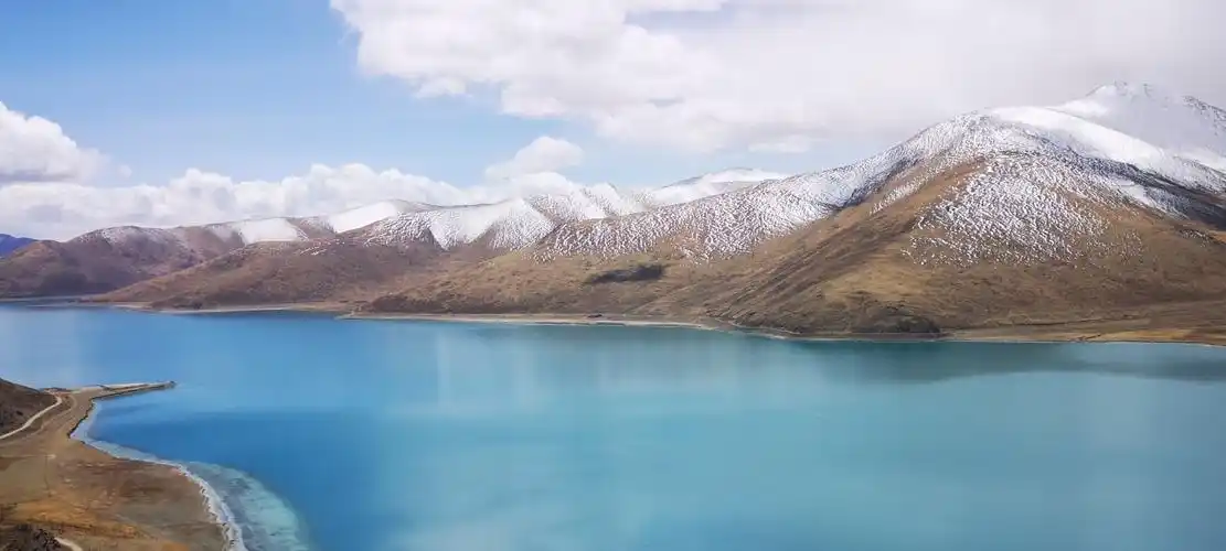 雪后羊湖美景!实拍未p图