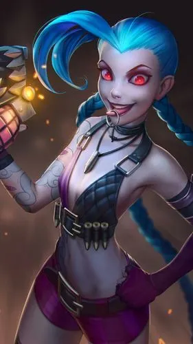 【英雄联盟美图】——金克丝