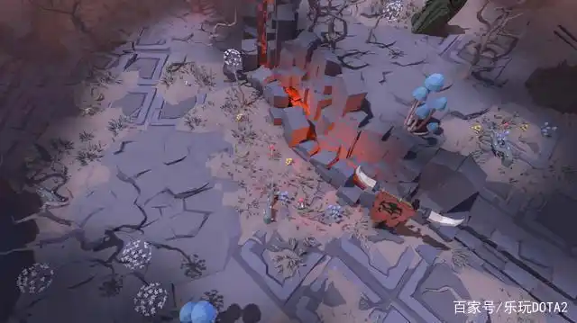 low poly map创意dota2地图皮肤实在是太酷了!