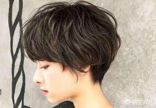 短发烫发图片,短发也想烫一下,怎么弄时尚感会比较强