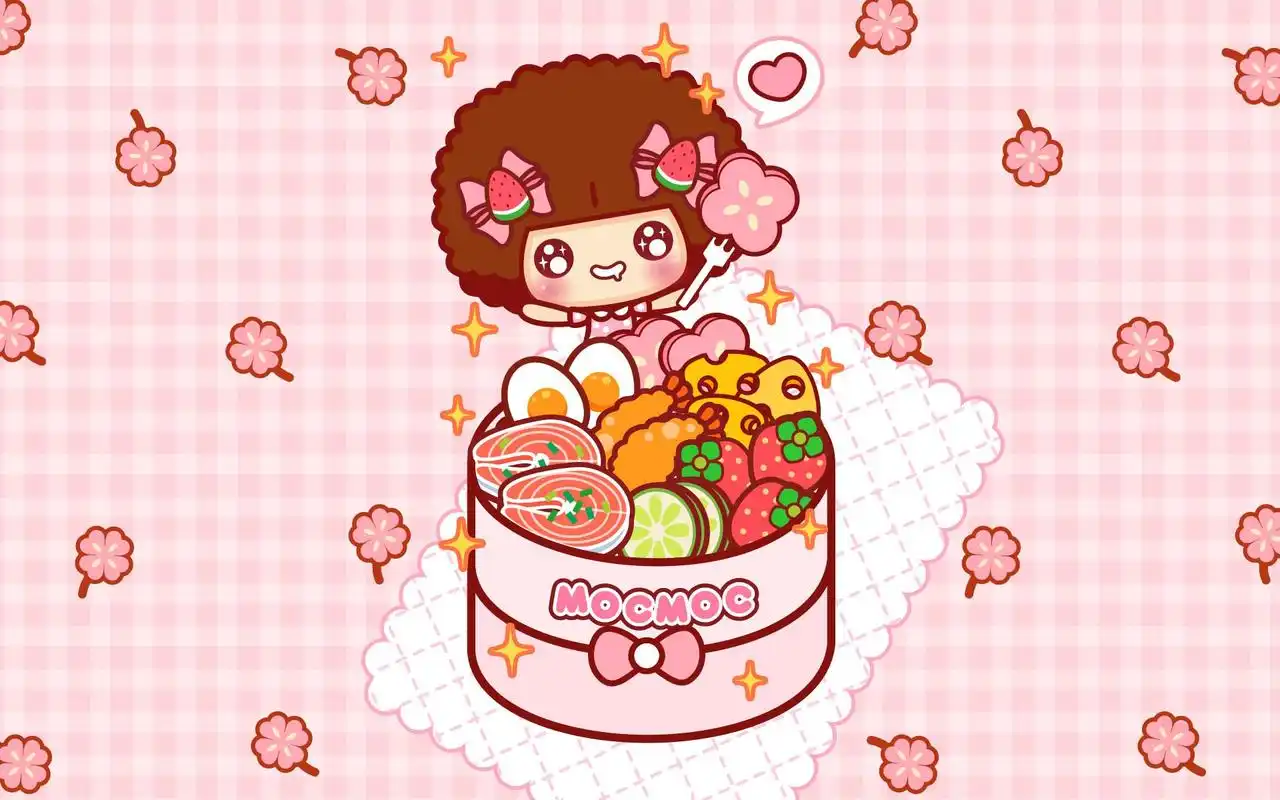 可爱卡通摩丝摩丝图片电脑壁纸高清大图预览1920×1200_卡通动漫下载