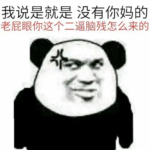 我说是就是,没有你妈的,老屁眼你这个二逼脑残怎么来的!(熊猫人)