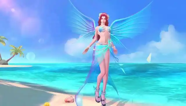 原创王者荣耀 貂蝉泳装皮肤上线国际版 造型和特效都很好看