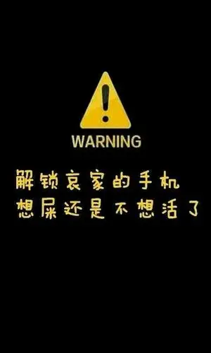祁儿警告壁纸解锁哀家的手机想屎吗