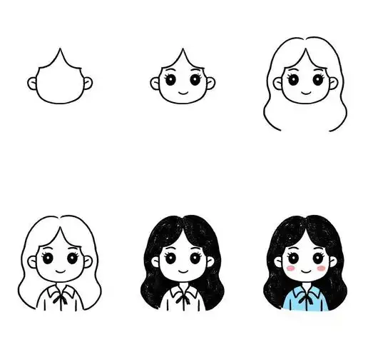 这次我带来的是特别适合四年级小朋友的人物简笔画