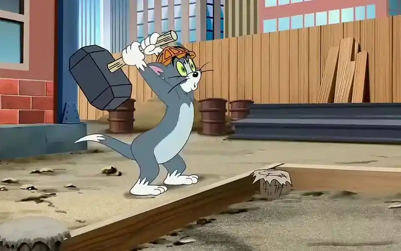 "每日一遍,防止抑郁之汤姆搬砖日记"#猫和老鼠 #怀旧动画 #童年回忆