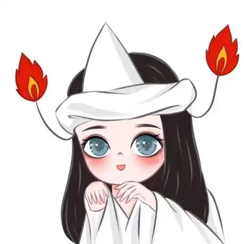 插画头像丨万圣节可爱鬼湘琴装扮