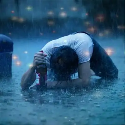 很孤独的头像男生 伤感氛围的孤独感极强男生头像图片